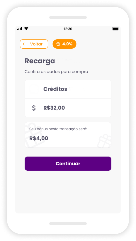 Vender Recarga de Celular  Receba bônus de até 4% a cada revenda